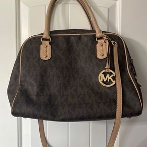 Michael Kors MK initial tote bag